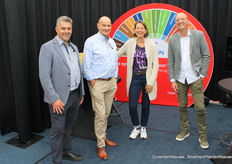 Kurt Lauwers, Kees Westerlaken (Royal Brinkman), Inez van Marrewijk (Ceres Recruitment) en Kees van der Arend (Royal Brinkman)