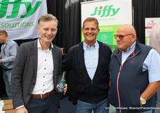 Rudy van den Berg (Priva), Kees de Jong en Stef van Driel