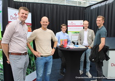 Niels van Geest (Delphy), Jan Hanemaaijer (Blue Radix), Paul Grootscholten, Rens Smith (Delphy) en Wilbert van den Berk (Brabant Plant)