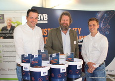 Erwin Dekkers, Eric Boot, Sjoerd Spee (BVB-Kekkila). Zij combineren'Fit for Purpose' met duurzaamheid in de aardbeienteelt. 