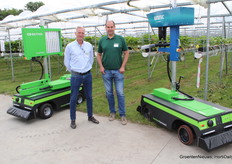 Jeroen de Kuijer en Thomas Hoeterickx van Octiva. Ze waren pas in het nieuws: https://www.groentennieuws.nl/article/9734812/octiva-neemt-berkvens-greenhouse-mobility-over/