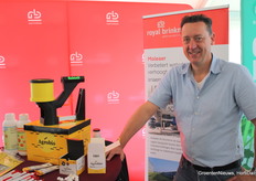 Remko Bosch (Royal Brinkman). Ze presenteren hun nieuwe digitale vangplaatscanner: Robtelli