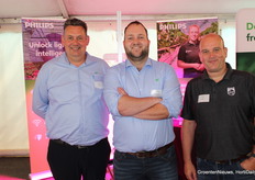 Gert-Jan Goes, Peer Hermans en Erik Jansen (Philips)