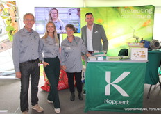 Aart Jan Bos, Iza de Bruijn, Adje van Hooydonk en Jesper Smits (Koppert)