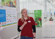 Vera Theelen (Delphy) verzorgt de rondleidingen