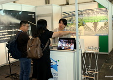 De oplossingen van SeonSeon Mist Technology trokken voortdurend de aandacht van bezoekers.