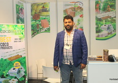 Ananda Wijebandara, directeur van Cocomart, uit Sri Lanka