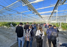 Er werd druk meegeschreven tijdens de uitleg van Dirk Vermeiren van Proefcentrum Hoogstraten.