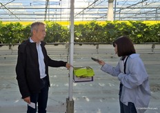 In deze hommelbox kun je naar binnen kijken, en dat gebeurde dan ook gretig.