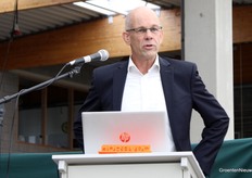 De overige aanwezigen konden luisteren naar de keynote van Frits van Evert van Wageningen University & Research. Hij besprak de bevindingen uit het Robs4Crops-project.