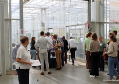 Na de keynote kreeg iedereen de kans om een tourtje te maken door de serres.