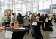 Diverse leden van Hortivec kregen de kans in een stand hun product of service te presenteren.