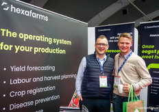 Felix Kirchstein van Hexafarms kreeg de Duitse aardbeienteler Leonhard Lievre op bezoek.