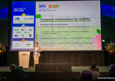 Hans Puijk, PuijkFruit/Brightberries, vertelde over frambozenras Rubin en over het belang van stabiliteit in de frambozen aanvoer ten behoeve van marktgroei