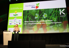 Iza de Bruijn zoomde namens Koppert in op witte vlieg in de aardbeienteelt.