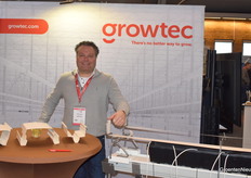 Robin Dirks van Growtec B.V., zij organiseren van alles in teeltgootsystemen