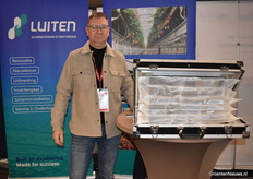 Luiten Greenhouses B.V. Ruud den Engelsman. Zij zijn sinds een aantal jaar ook bezig met insectengaas (ism Dutch Netting Systems) dat gaat nu heel hard sinds de middelen crisis. Zij doen ook de montage hiervan in eigen beheer