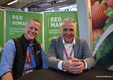 Johan Nooren van Angus Softfruit op bezoek bij Sjoerd van Planasa