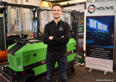 Stievy van Nijnatten van Nouws Mechanisatie met hun UV robot