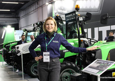 Daria Noda deed een rondje beurs namens Blue Radix.