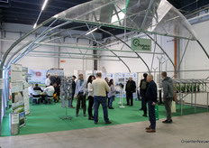 Een stand van formaat, deze kas van Progress Tunnels