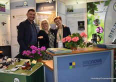 Dennis Christmann, Uschi Eckner en Maaike Hamer van Pronova