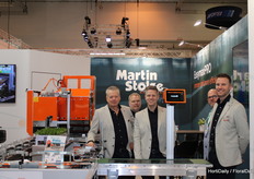 Peter van der Knaap, Richard van der Waart, Marvin de Klerk, beetje verscholen staan Steven van Hoof en Paul van Leeuwen (Martin Stolze) Maken samen met partner Gearbox AI voor de teler bruikbaar.