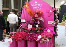 Fruit Logistica draait vooral om AGF, maar bij Landgard kwamen toch ook een hoekje sierteelt tegen.