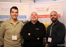 De mannen van Certhon kwamen ook de HortiContact bezoeken