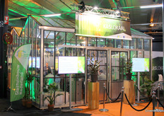 Het KasLokaal was al voor de start van dag 2 weer in gebruik, hier door Wilko Wisse namens RVO