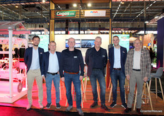Rick Keijsers en Jos Groenwegen (Maurice Kassenbouw), John Vermeulen, André Luijten (Cogas Climate Control)), Ronald Thijssen en Walter Buth (Maurice Kassenbouw)