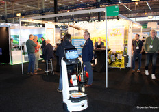 Freshwater zette mobiele presentatiedesks in.