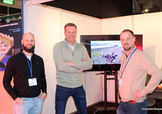 Dinant van Haaften (Noordhuys), Garben van der Velden (HortiClean) en Jan-Willem Bolle (Noordhuys)