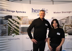 Bas van der Elst samen met Nicole Peetoom van (Hendic)