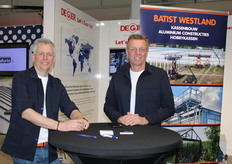 Niels Varekamp en John Lodewijk van Batist Westland stonden met hun stand direct bij binnenkomst. Zij hebben diverse vacatures, zoals monteurs, marketing/socialmedia maar ook verkoop-binnendienst voor de verkoop van hobby kassen.