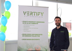 Sergio Harinck van Vertify zoekt veel talenten voor onderzoek, gewas medewerkers, Scouts en technische toppers!