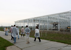 Via de nieuwbouw van de WUR naar de Kas2030.