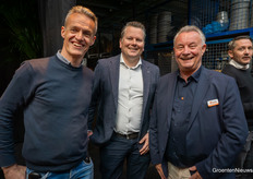 Theo Herngreen, Agriguard, en Laurens Bezemer, Ventiguard, met Lodewijk Wardenburg, Bom