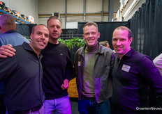 Jeffrey Persoon, Christian van Arendonk, Kevin Bommele en Marcel Zwaartman