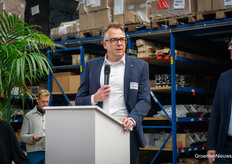 CEO Johan van Geest noemde een aantal belangrijke partners van Bom door de jaren heen