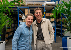 Thomas Groeneveld, Digital Impact, en Roland van Gulik, XL Bedrijfskleding / GreenWear