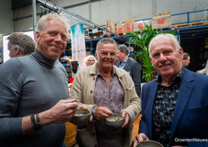 Henk van der Wilk, Wim Grootscholten, en Leo van der Lans