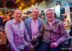 Peter van der Voort, Bom, met Michel Broch, PB Tec, en Piet van Vliet, oud-eigenaar Bom