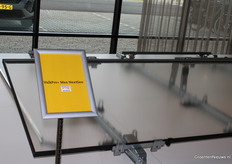 Tijdens deze open dag zijn er een aantal innovaties te zien. Hier zien we zonnepaneel dragers voor platte daken. Beter bekend onder de naam ''ValkPro+ NextGen''