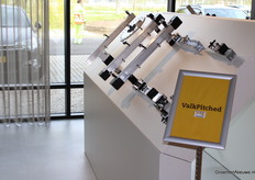 ""ValkPitched" het systeem voor op een schuin dak.