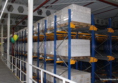 Alle producten mooi verpakt en strak op hun plek. Logistiek is hier topsport.