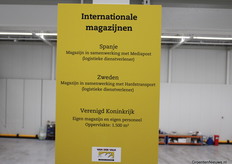 Ze beleveren hier tal van landen zoals je ziet. Goed dat ze er in het warehouse op zijn ingericht.