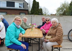 Lekker even uitrusten en dan naar de volgende kas