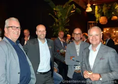 Ranny van Raaij (Trintech), Jeroen de Wit (Van der Ende), Piet Jan de Zeeuw (Brinkman) en René van Herik (Kenneth Smit)