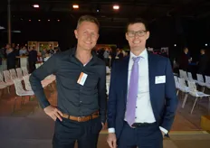 Danny Hanssen (BASF Vegetable Seeds) en Pieter van Gent van het Ministerie van Economische Zaken. Het ministerie speelt een belangrijke rol bij het helpen van buitenlandse bedrijven zoals BASF om te investeren in Nederland.